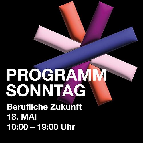 BERUFLICHE ZUKUNFT _18. Mai | 10:00 - 19:00 Uhr

Es geht endlich los, hier ist das Programm unser Werkschau 2025.
...