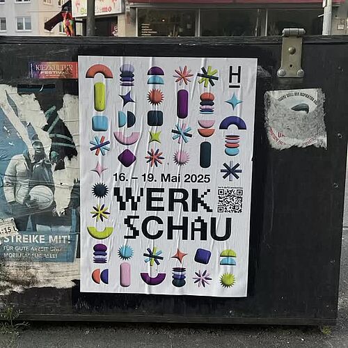 16. - 19. Mai Werkschau in Hannover

Support your local art students!

7 Studiengänge - 4 Tage - Expo Plaza Hannover
...